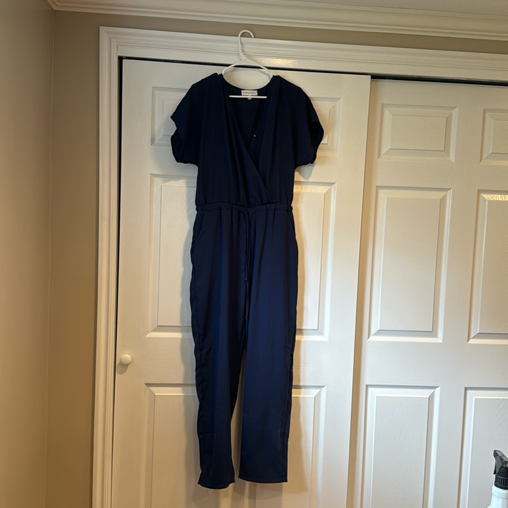 Navy Blue Jumpsuit